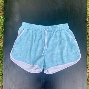 Women's Blue Athletic Shorts